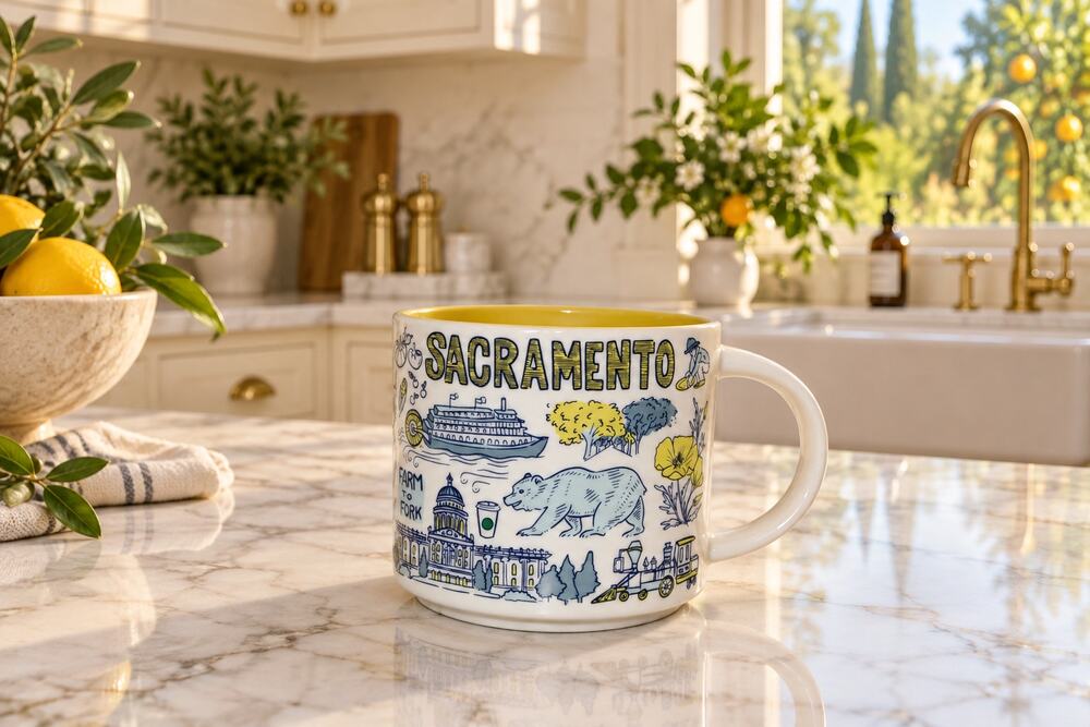Starbucks Sacramento Coffee Mug Been There Series California Cup